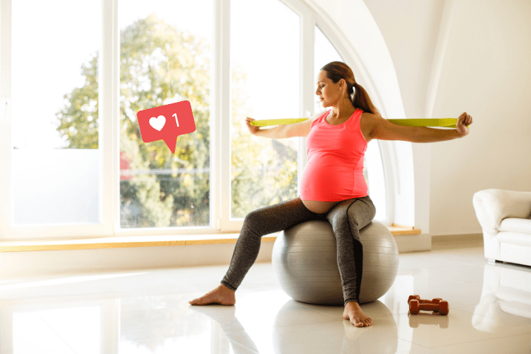 Swiss Ball pour sage femme et professionnel de la grossesse
